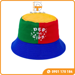 NÓN BUCKET PHỐI MÀU
