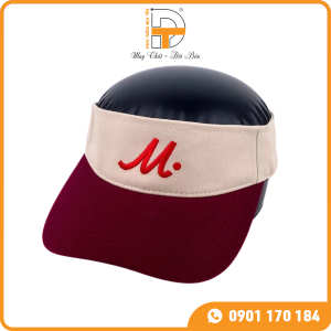 NÓN NỬA ĐẦU PHỐI 2 MÀU